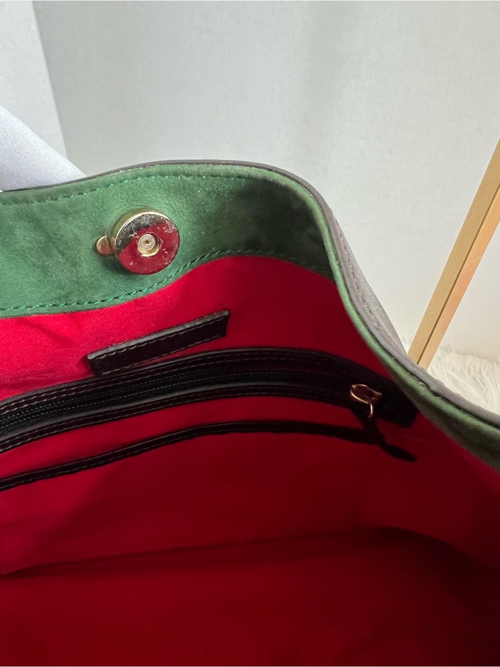 Dooney & Bourke Florentine Black Leather Copper Shoulder Bag - Picture 8 of 14